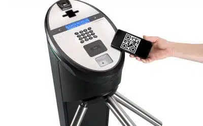 Leitura de QR Code em catraca