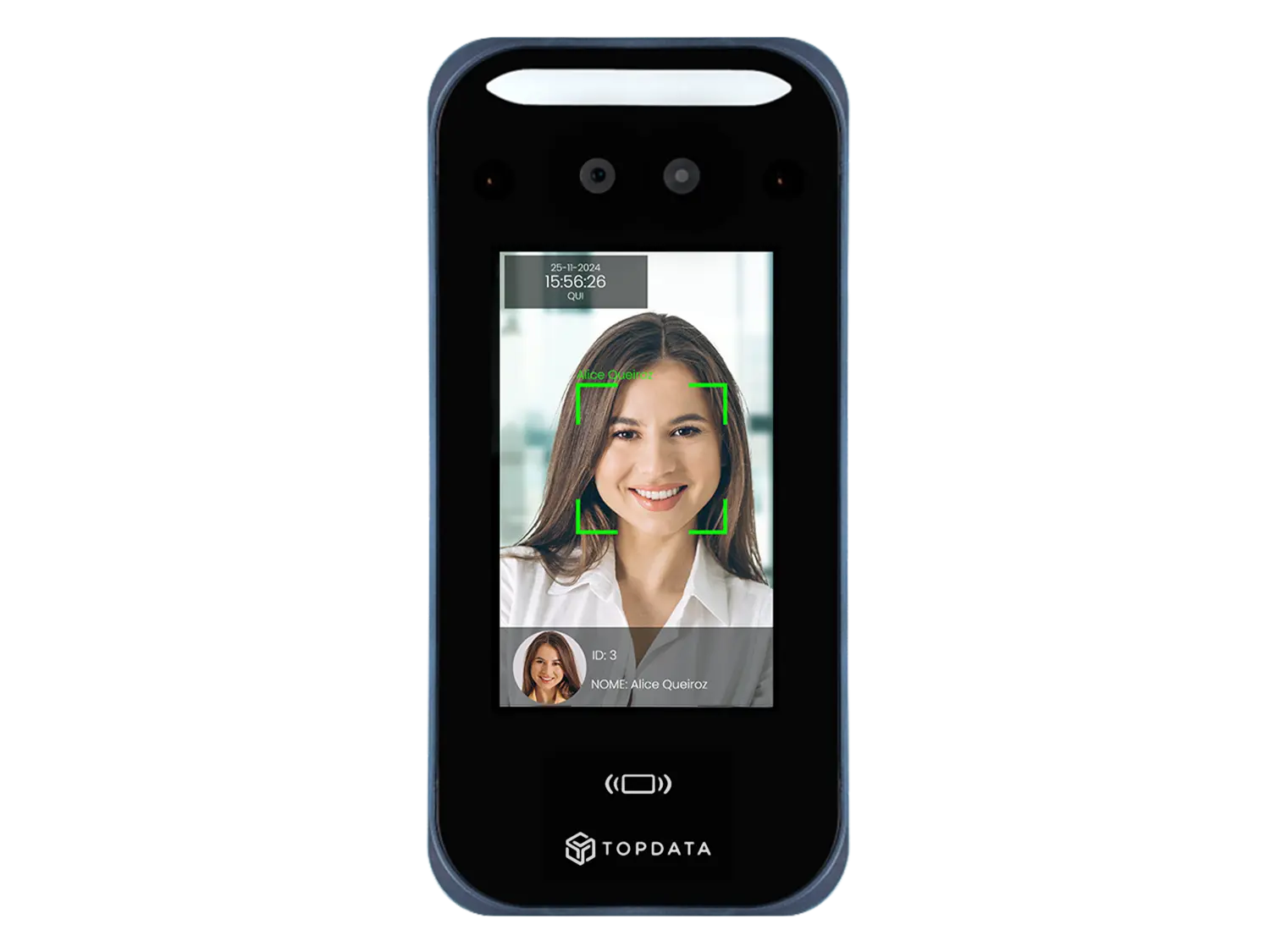 Leitor facial F4 para controle de ponto